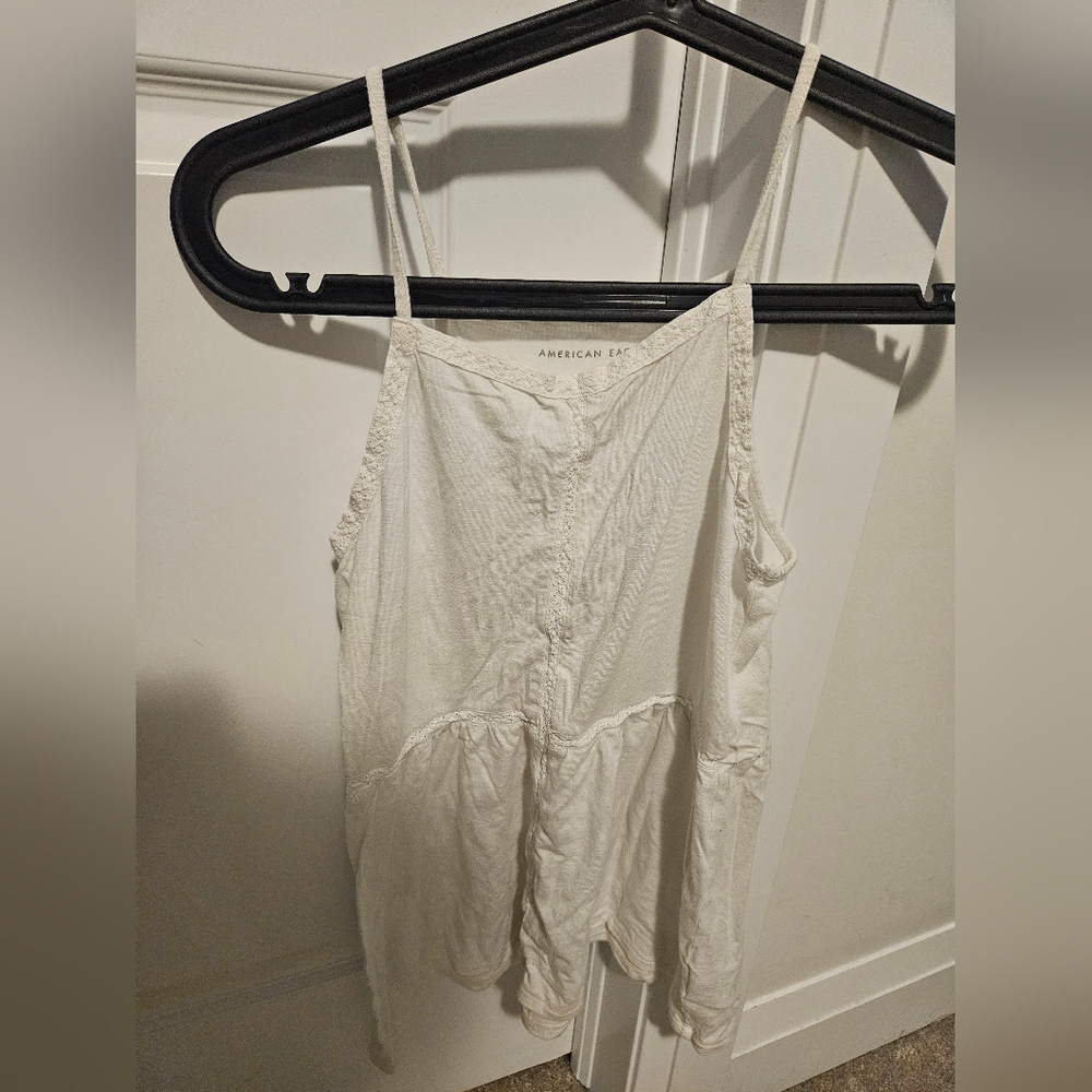 American Eagle Outfitters Women's White Top